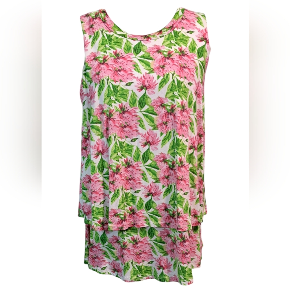 Tiered Tunic Breezy Floral